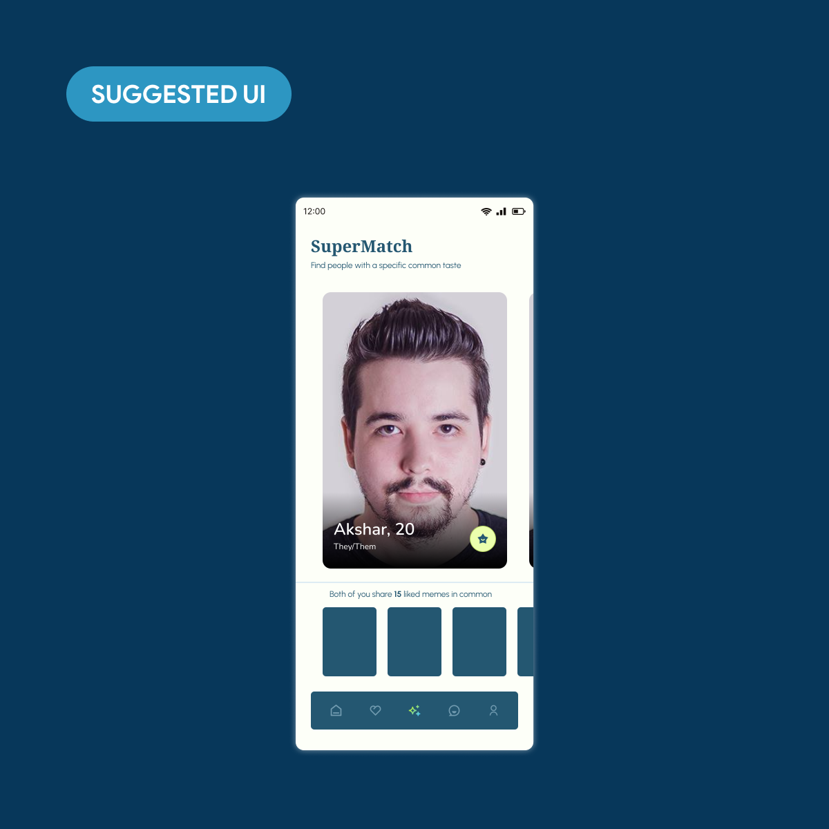 Suggested UI for Enhanced Profile Discovery (Solution 2)